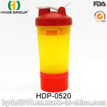 450ml Blender Shaker Bottle with Stainless Steel Ball, Shaker Bottle (HDP-0520)